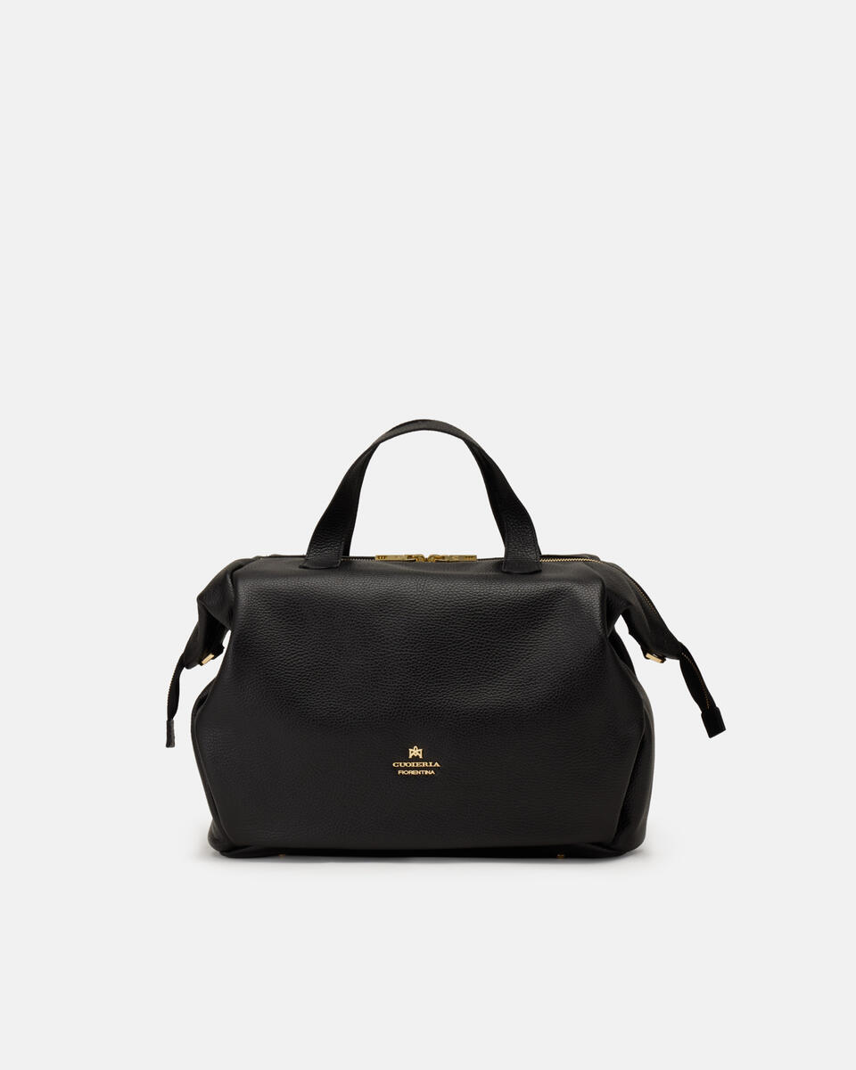 LARGE DUFFLE BAG Black  - Tote Bags - Women's Bags - Bags - Cuoieria Fiorentina