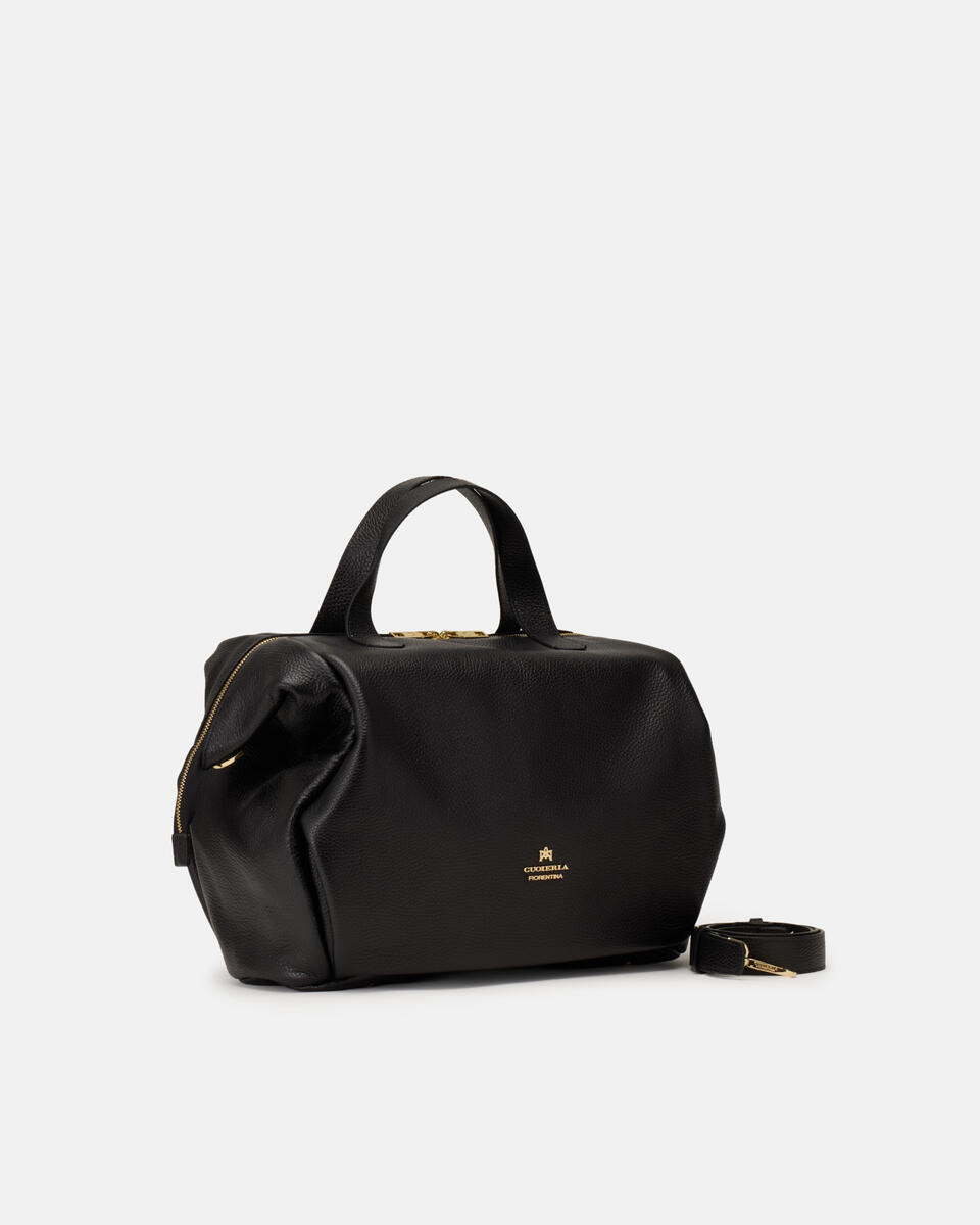 LARGE DUFFLE BAG Black  - Tote Bags - Women's Bags - Bags - Cuoieria Fiorentina