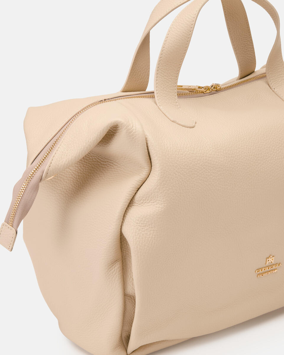 LARGE DUFFLE BAG Prosecco  - Tote Bags - Women's Bags - Bags - Cuoieria Fiorentina