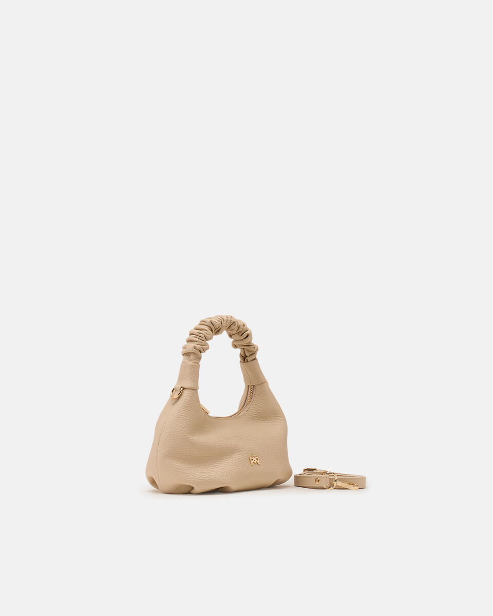 SMALL HOBO BAG Prosecco  - Shoulder Bags - Women's Bags - Bags - Cuoieria Fiorentina