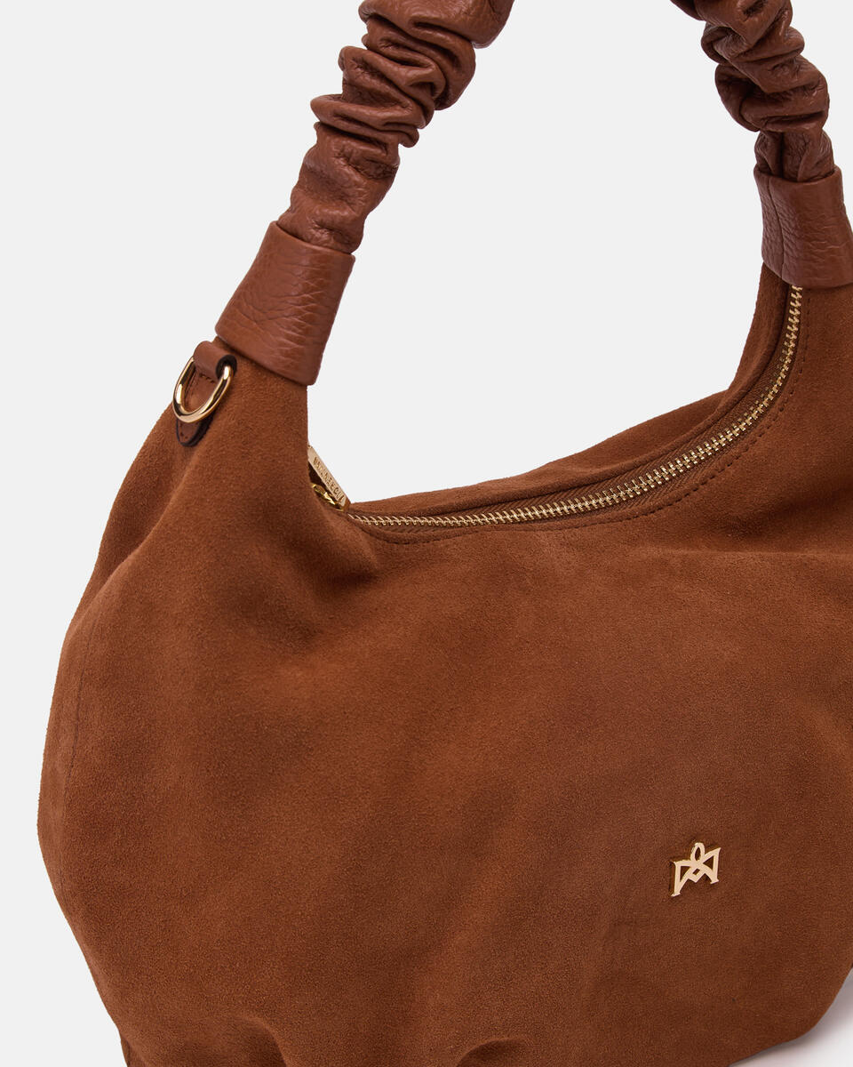 HOBO BAG Caramel  - Tote Bags - Women's Bags - Bags - Cuoieria Fiorentina