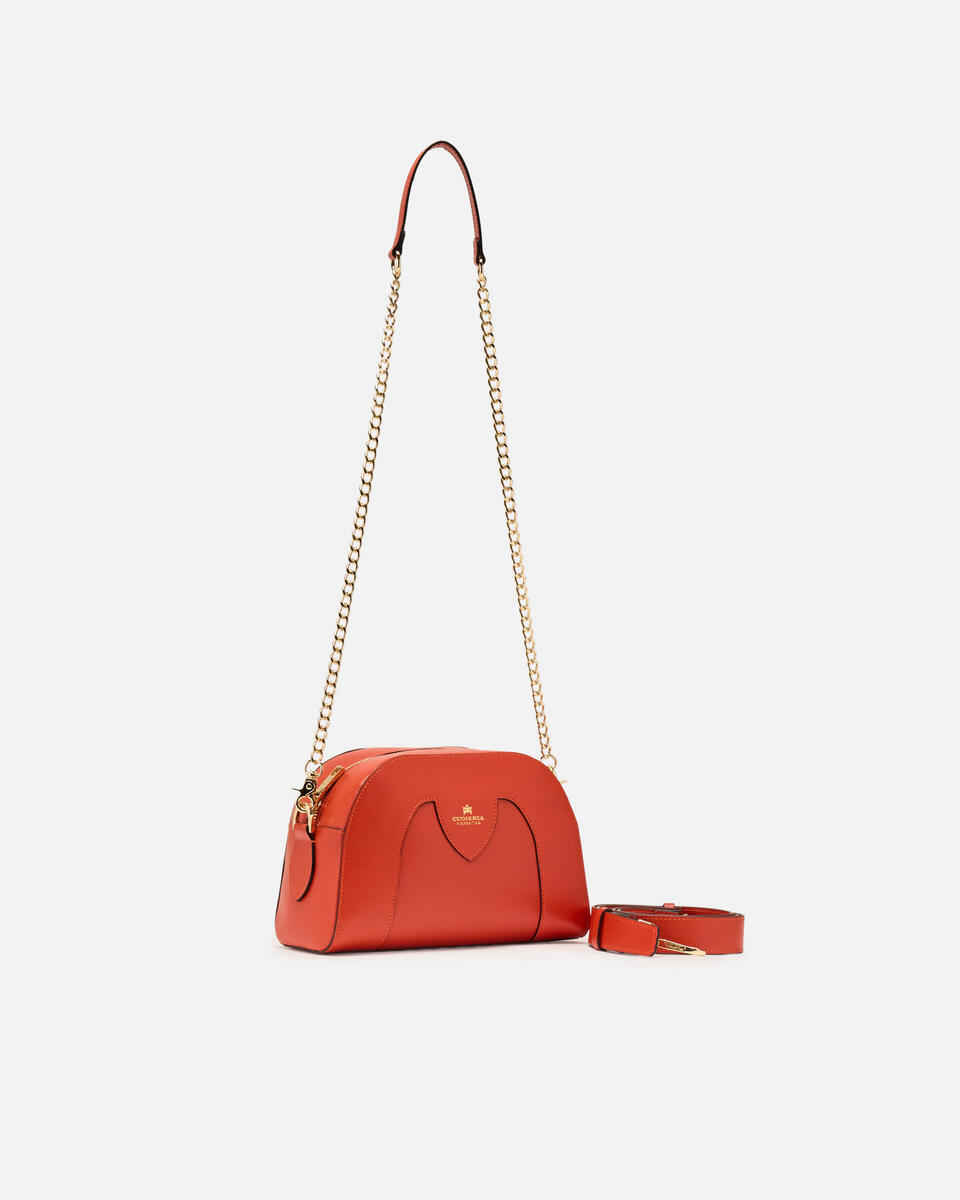 CAMERA BAG Burnt orange  - Crossbody Bags - Women's Bags - Bags - Cuoieria Fiorentina