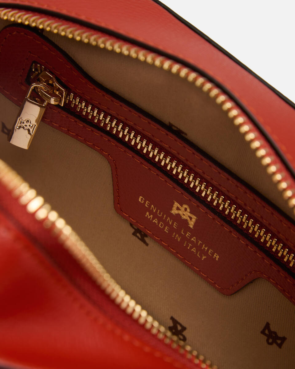 CAMERA BAG Burnt orange  - Crossbody Bags - Women's Bags - Bags - Cuoieria Fiorentina
