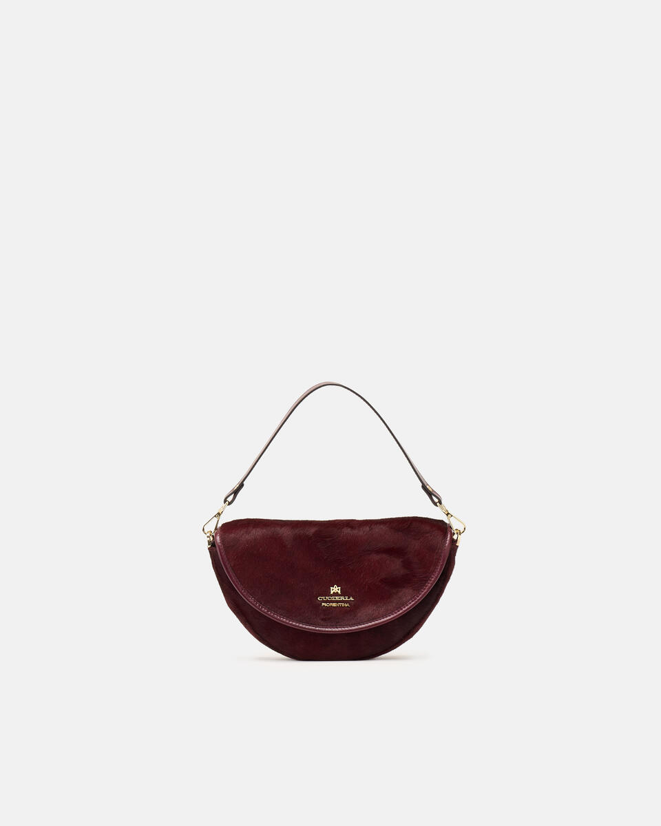 SMALL FLAP BAG Black cherry  - Messenger Bags - Women's Bags - Bags - Cuoieria Fiorentina