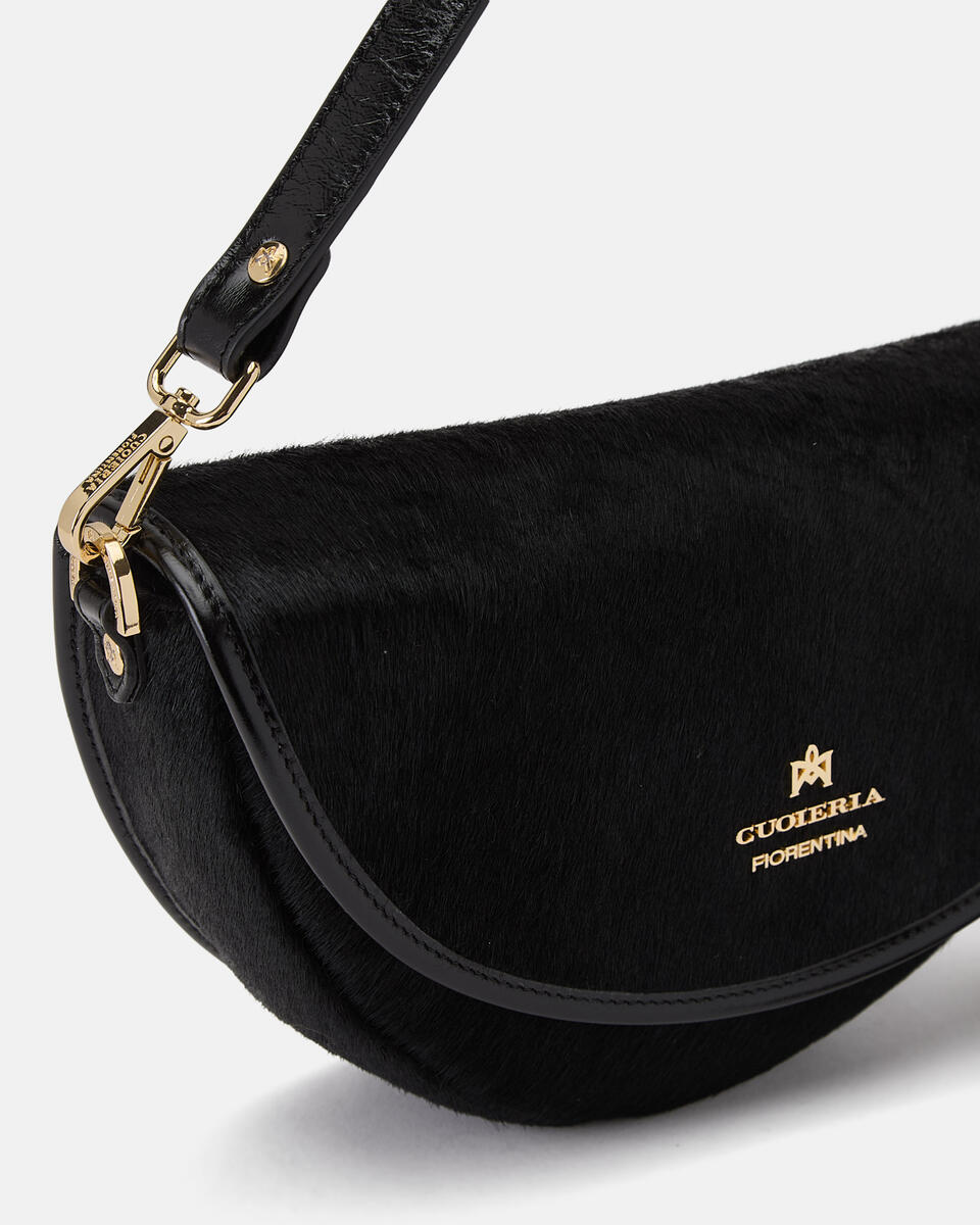 SMALL FLAP BAG Black  - Messenger Bags - Women's Bags - Bags - Cuoieria Fiorentina