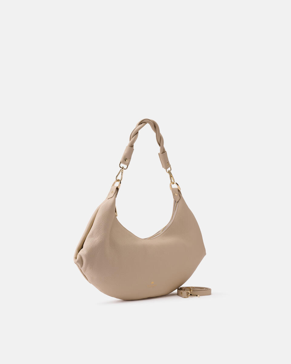 HOBO BAG Prosecco  - Shoulder Bags - Women's Bags - Bags - Cuoieria Fiorentina