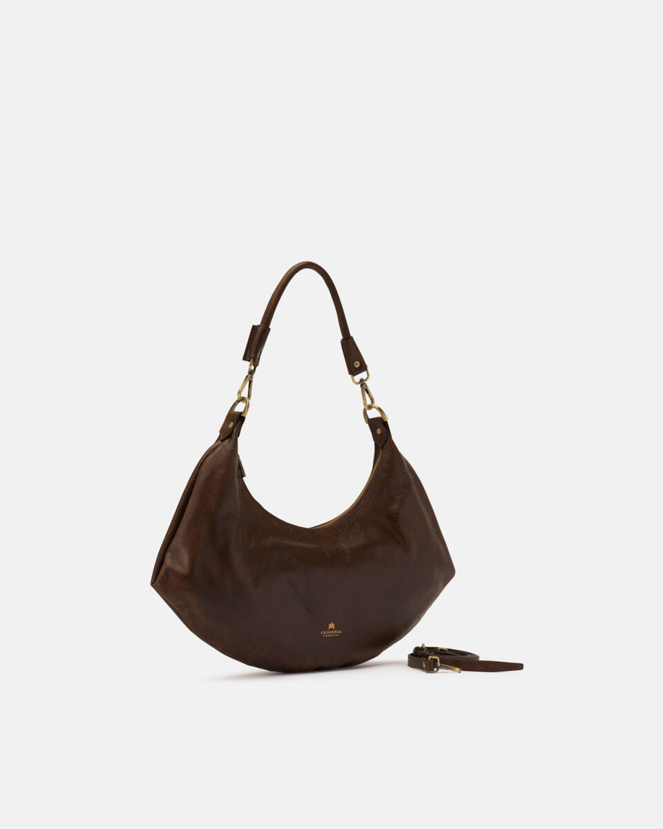 HOBO BAG Caramel  - Shoulder Bags - Women's Bags - Bags - Cuoieria Fiorentina