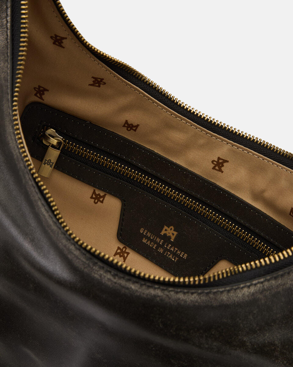 HOBO BAG Black  - Shoulder Bags - Women's Bags - Bags - Cuoieria Fiorentina