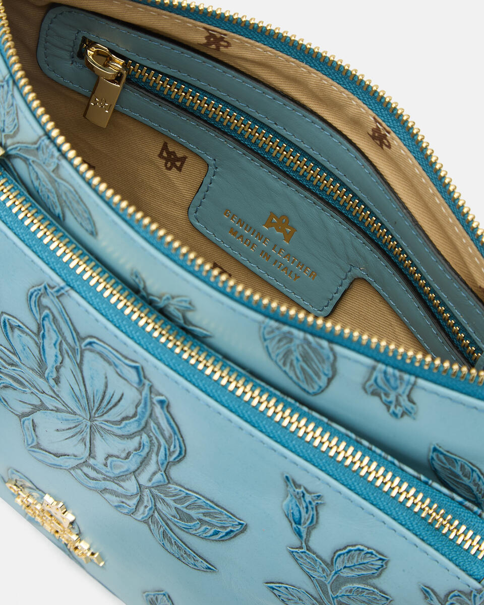 POUCH Light blue  - Crossbody Bags - Women's Bags - Bags - Cuoieria Fiorentina