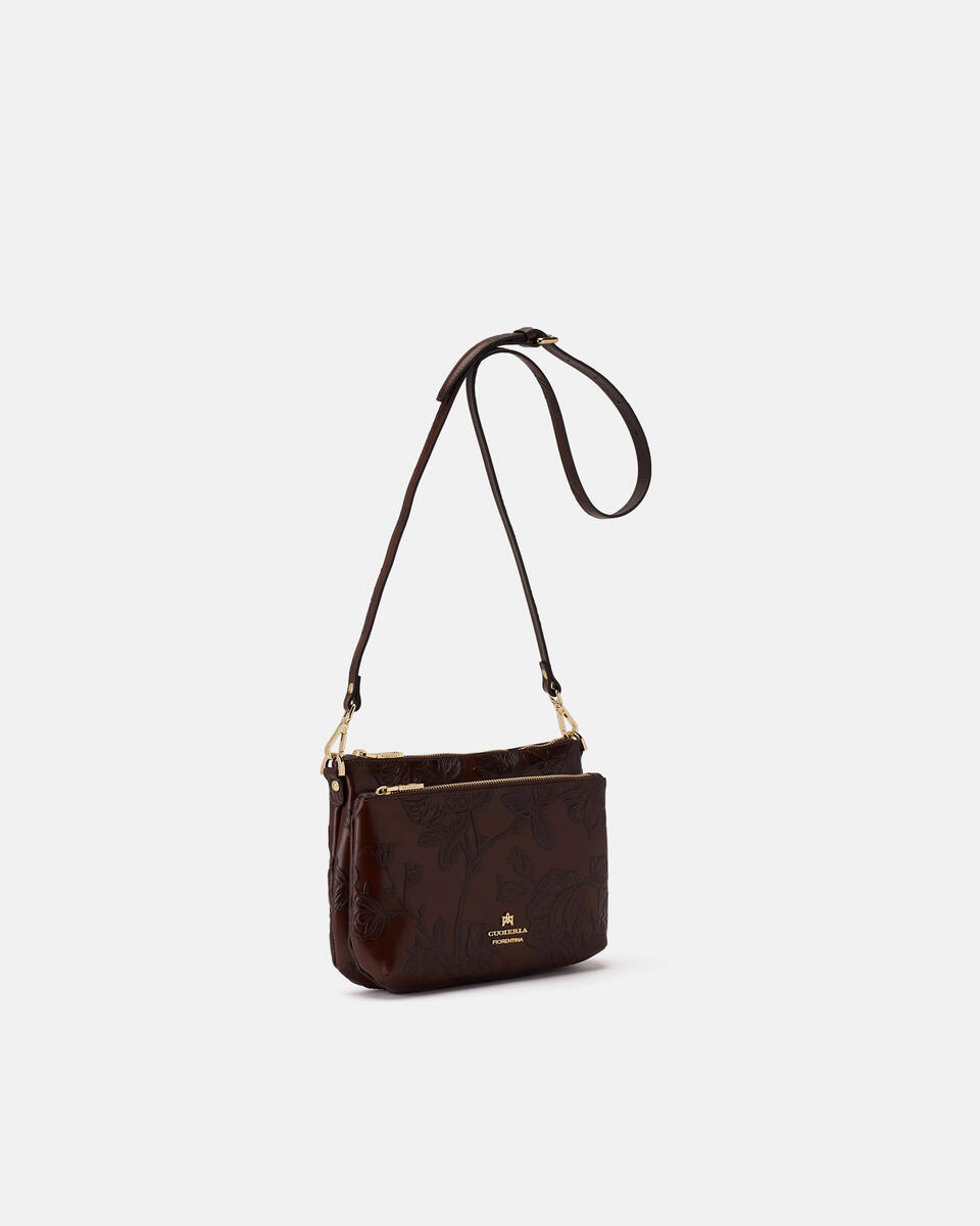 POUCH Mahogany  - Crossbody Bags - Women's Bags - Bags - Cuoieria Fiorentina