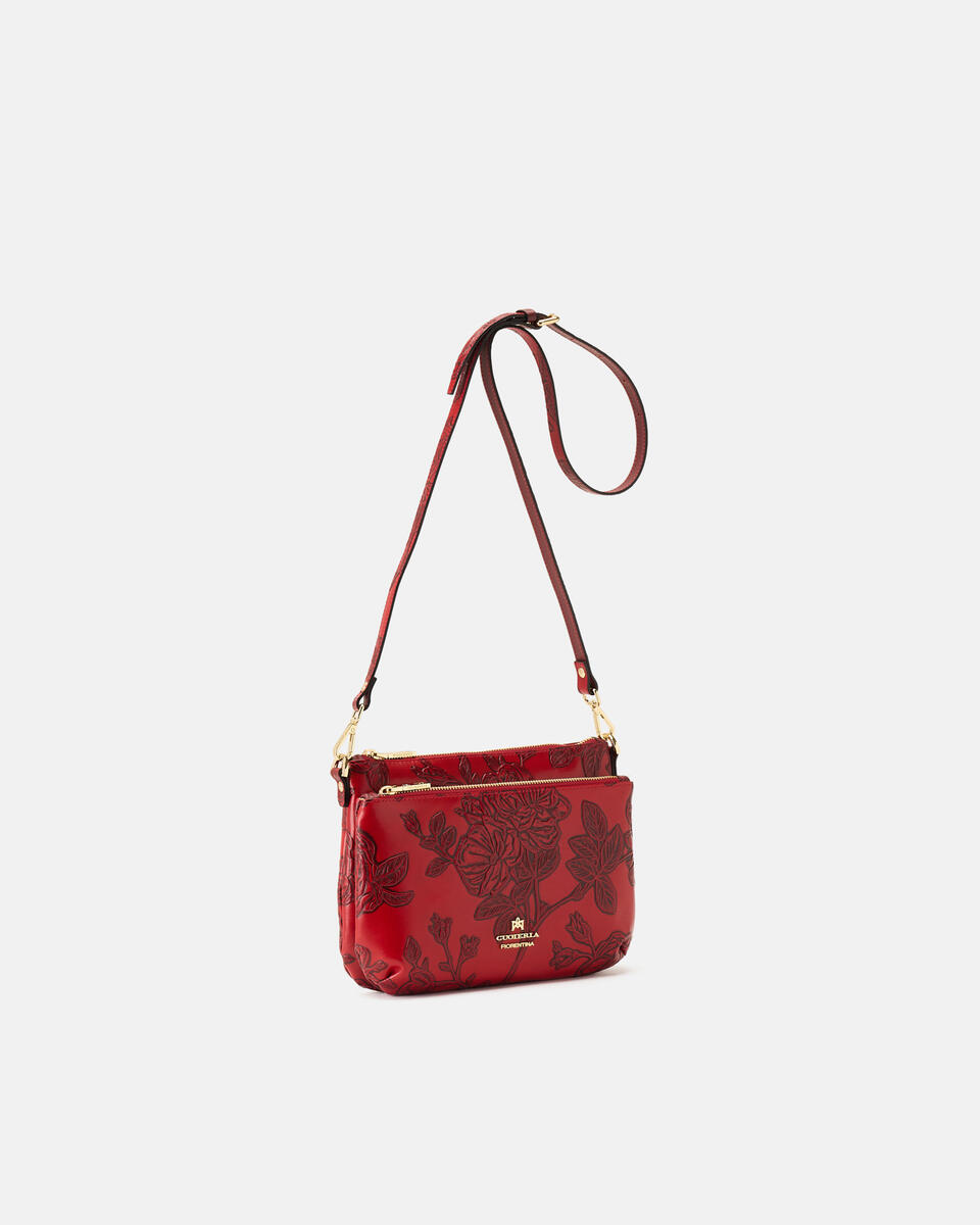 POUCH Red  - Crossbody Bags - Women's Bags - Bags - Cuoieria Fiorentina