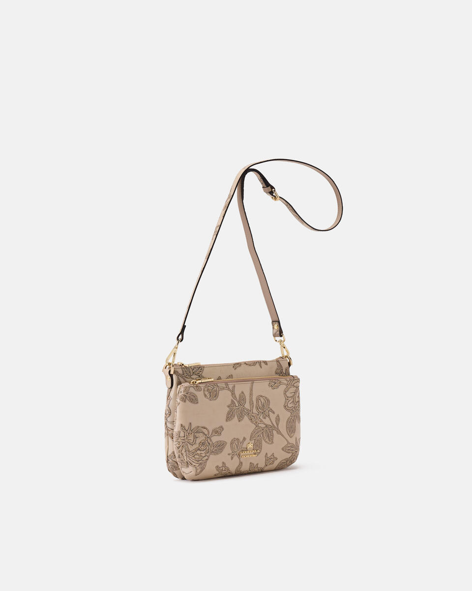 POUCH Taupe  - Crossbody Bags - Women's Bags - Bags - Cuoieria Fiorentina