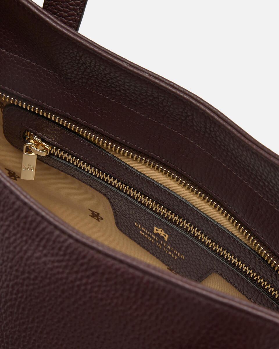 SHOPPING BAG Coffee  - Shopping - Women's Bags - Bags - Cuoieria Fiorentina