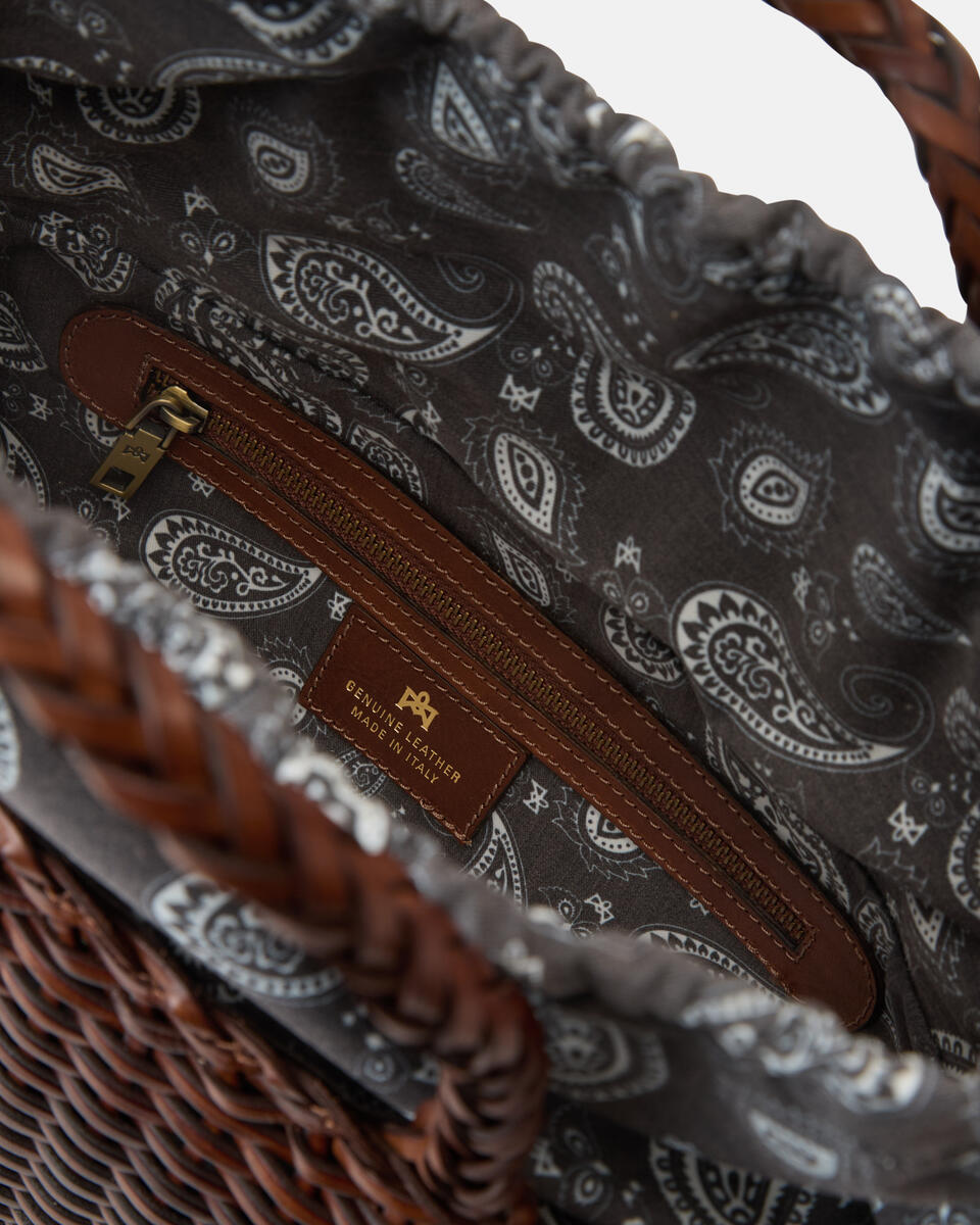 Celeste Large Tote Marrone  - Tote Bag - Borse Donna - Borse - Cuoieria Fiorentina