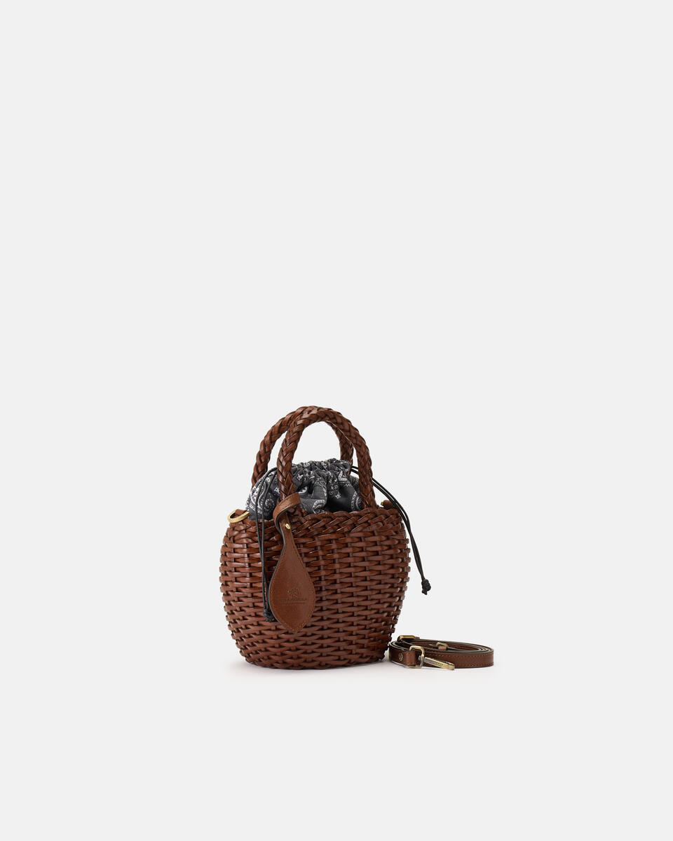 SMALL TOTE BAG Brown  - Tote Bags - Women's Bags - Bags - Cuoieria Fiorentina