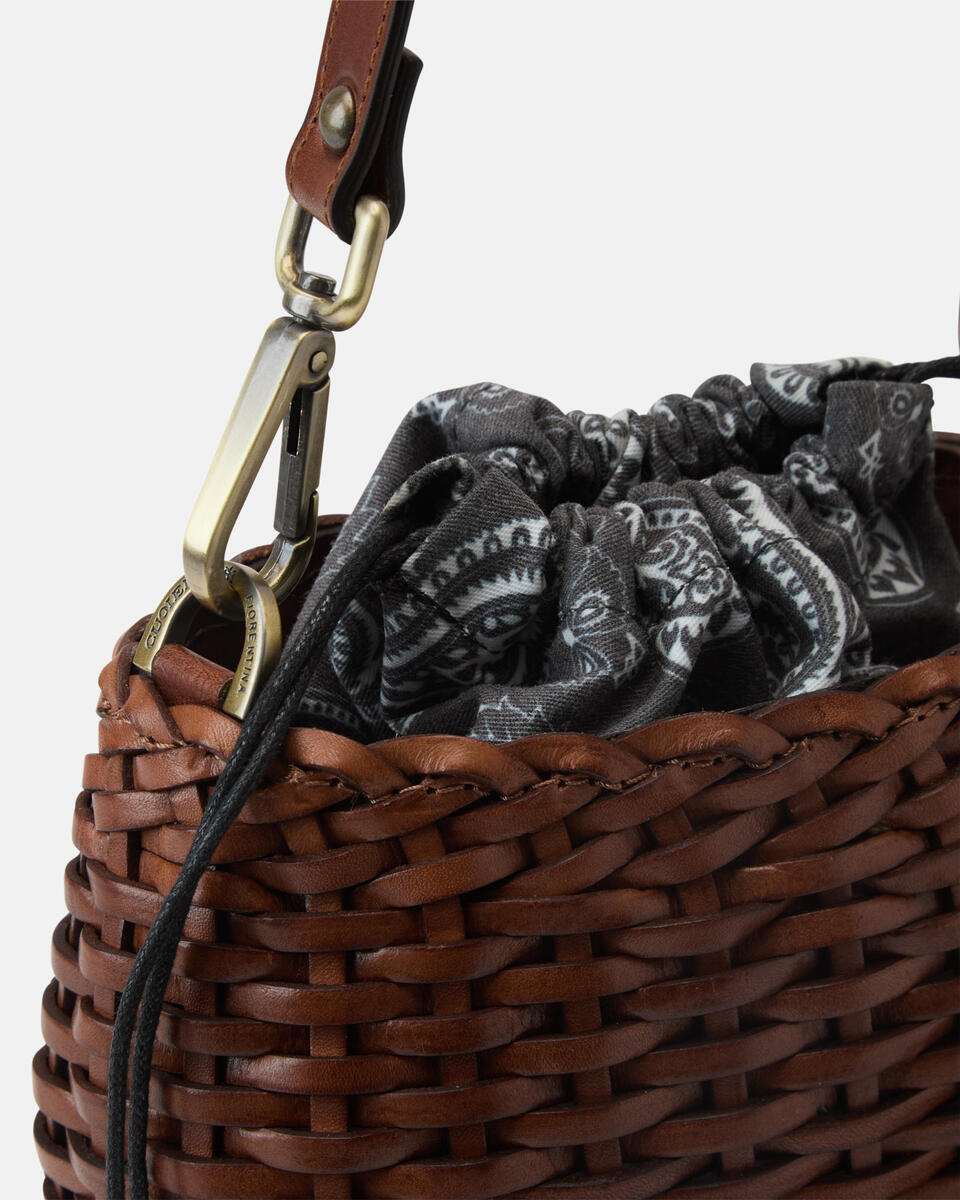 BUCKET Brown  - Mini Bags - Women's Bags - Bags - Cuoieria Fiorentina