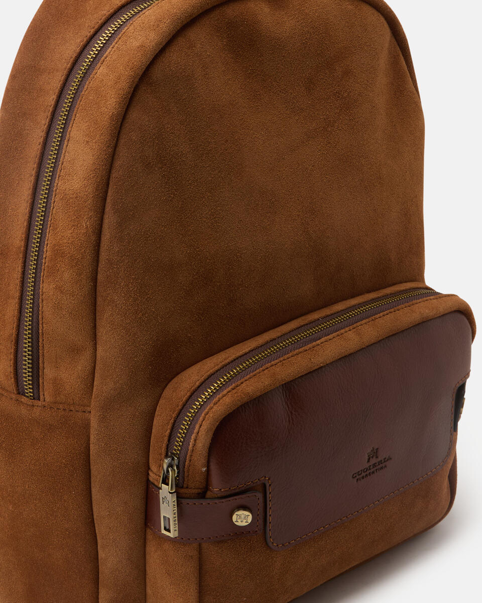 BACKPACK Brown  - Backpacks - Men's Bags - Bags - Cuoieria Fiorentina