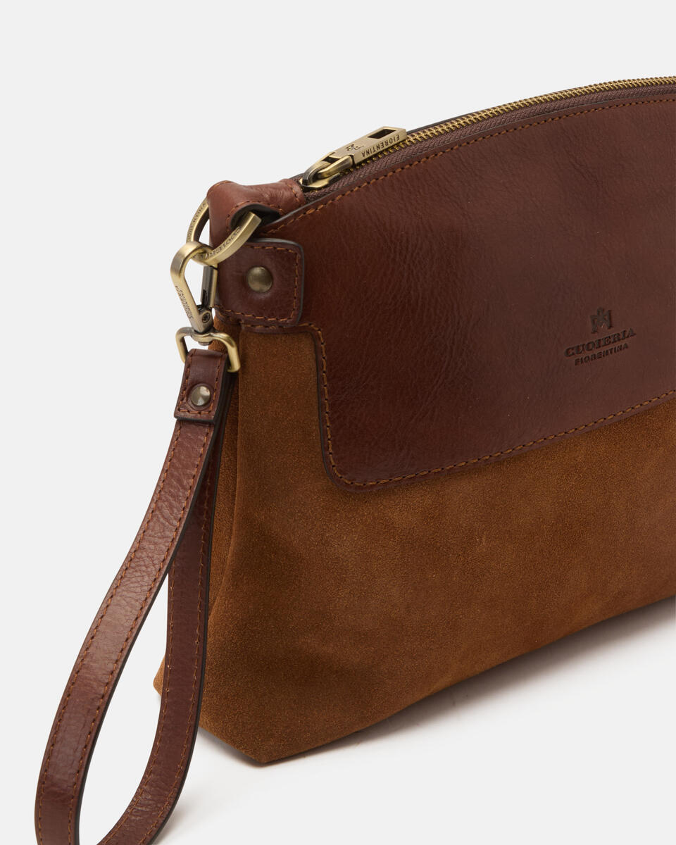 POCHETTE Brown  - Clutch Bags - Men's Bags - Bags - Cuoieria Fiorentina