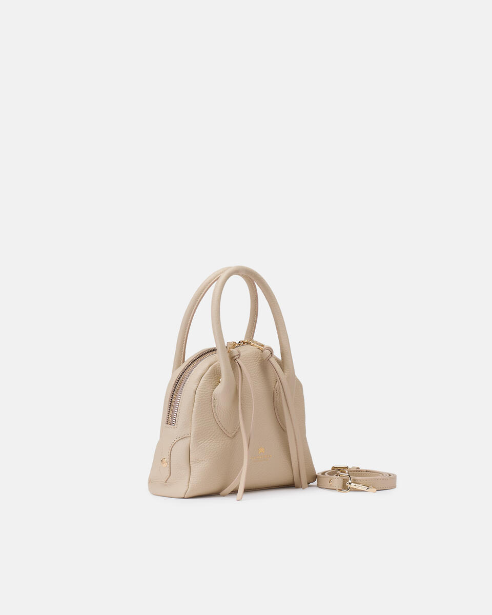 SMALL BOWLING BAG Prosecco  - Mini Bags - Women's Bags - Bags - Cuoieria Fiorentina