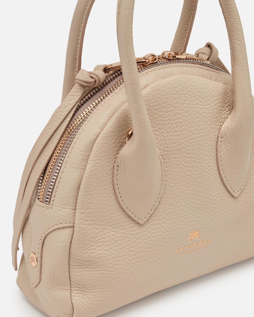 SMALL BOWLING BAG Prosecco  - Mini Bags - Women's Bags - Bags - Cuoieria Fiorentina