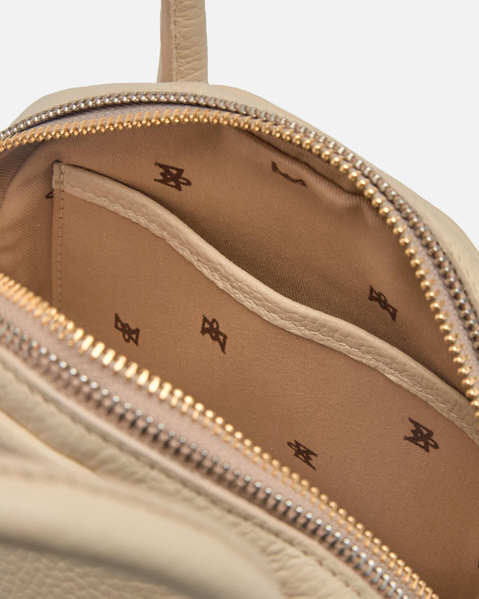 SMALL BOWLING BAG Prosecco  - Mini Bags - Women's Bags - Bags - Cuoieria Fiorentina
