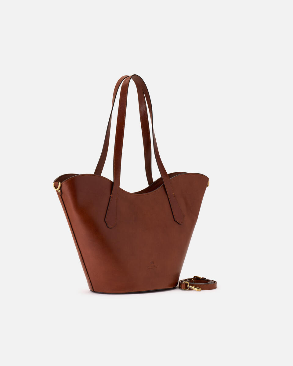 SHOPPING BAG Brown  - Shopping - Women's Bags - Bags - Cuoieria Fiorentina