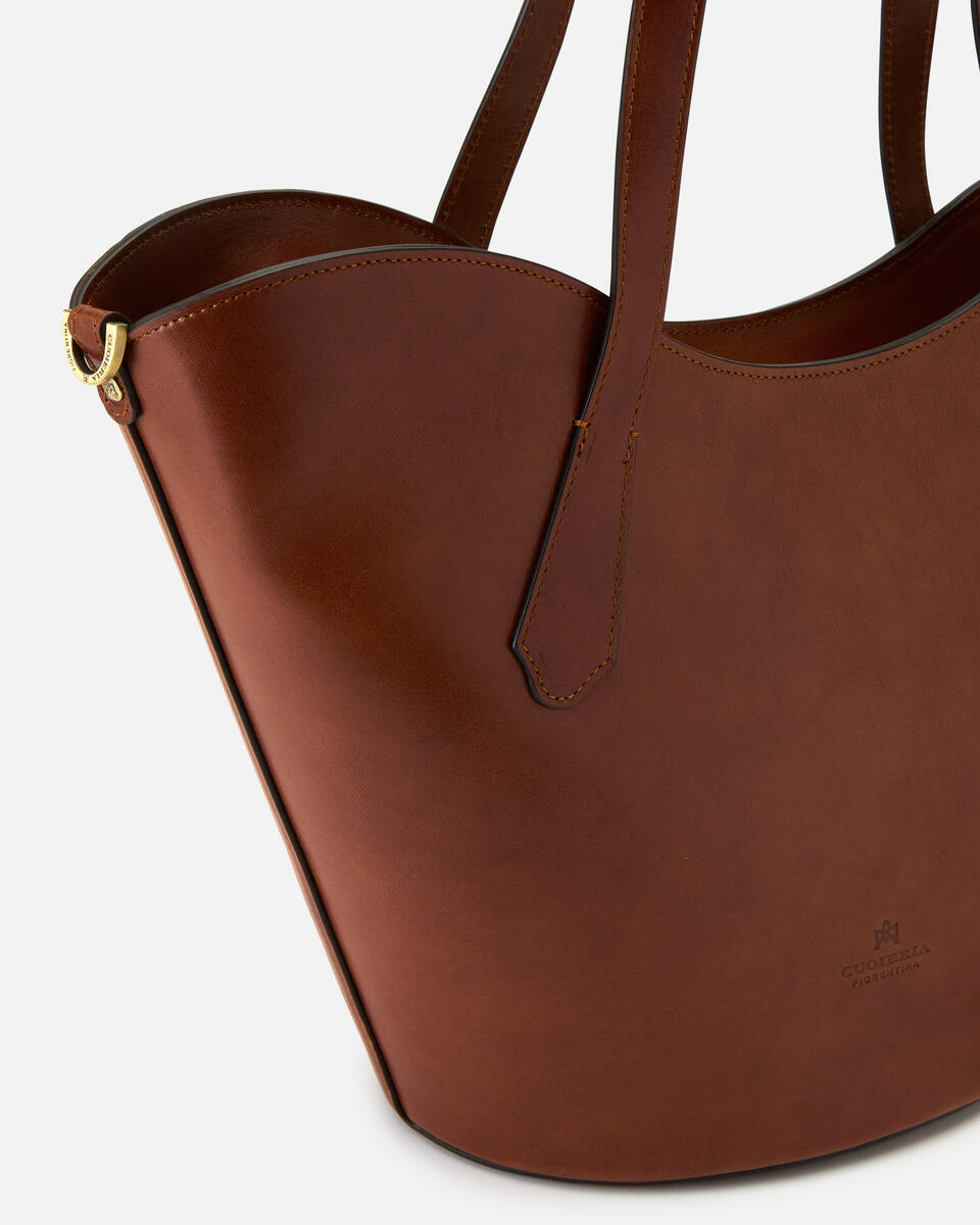 SHOPPING BAG Brown  - Shopping - Women's Bags - Bags - Cuoieria Fiorentina