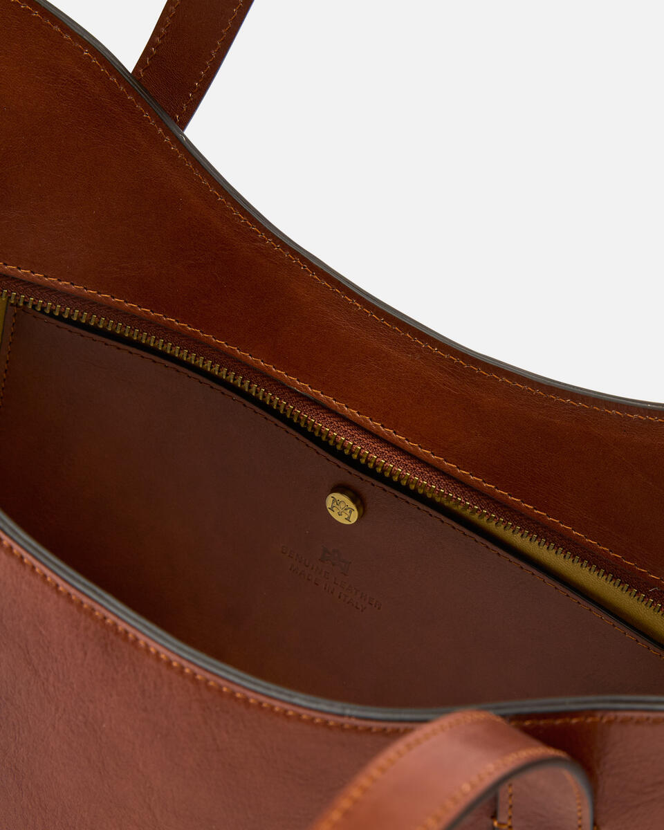 SHOPPING BAG Brown  - Shopping - Women's Bags - Bags - Cuoieria Fiorentina