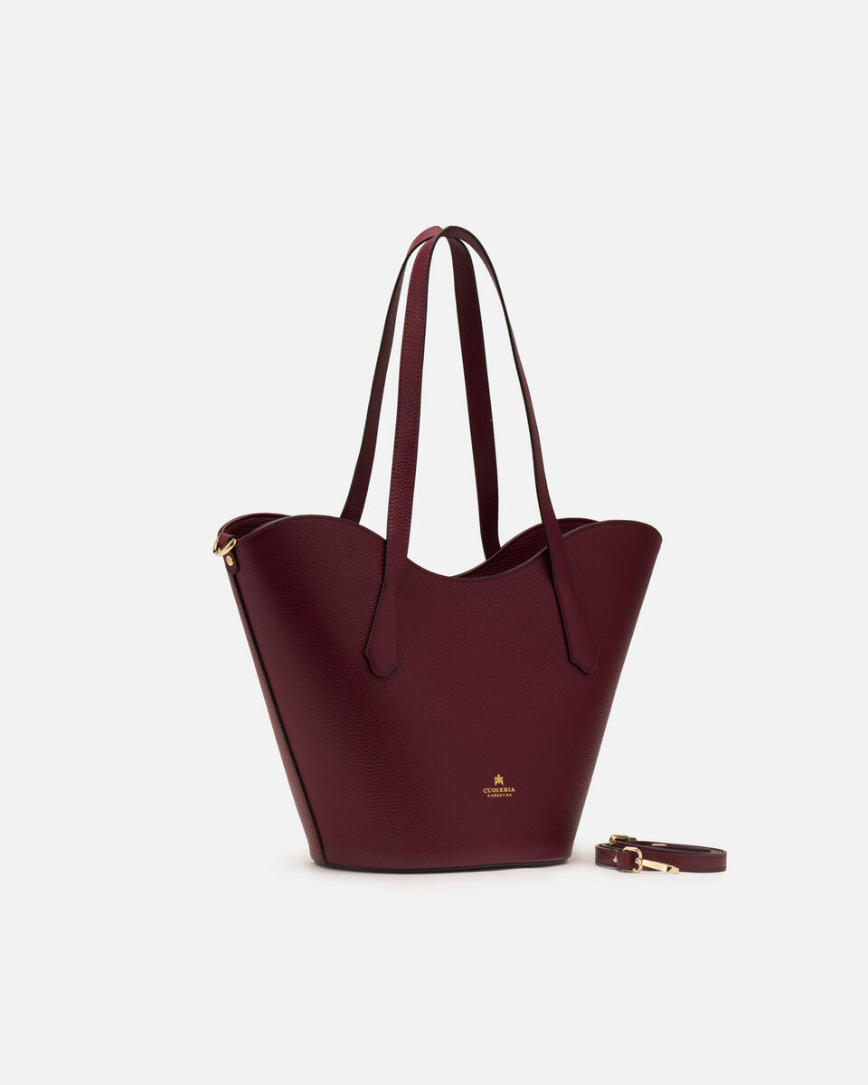 SHOPPING BAG Bordeaux  - Shopping - Women's Bags - Bags - Cuoieria Fiorentina