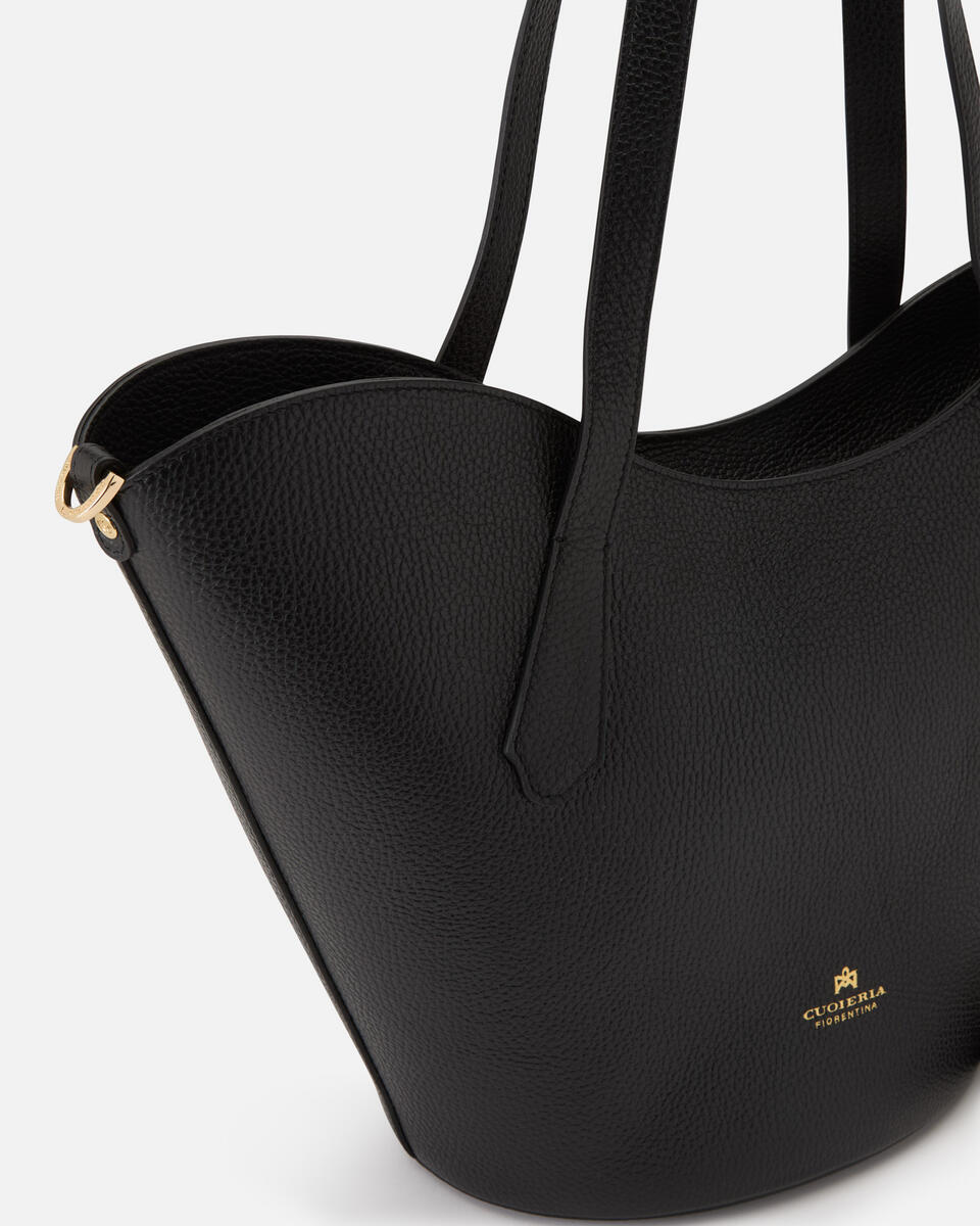 Wave Shopping bag Nero  - Shopping - Borse Donna - Borse - Cuoieria Fiorentina