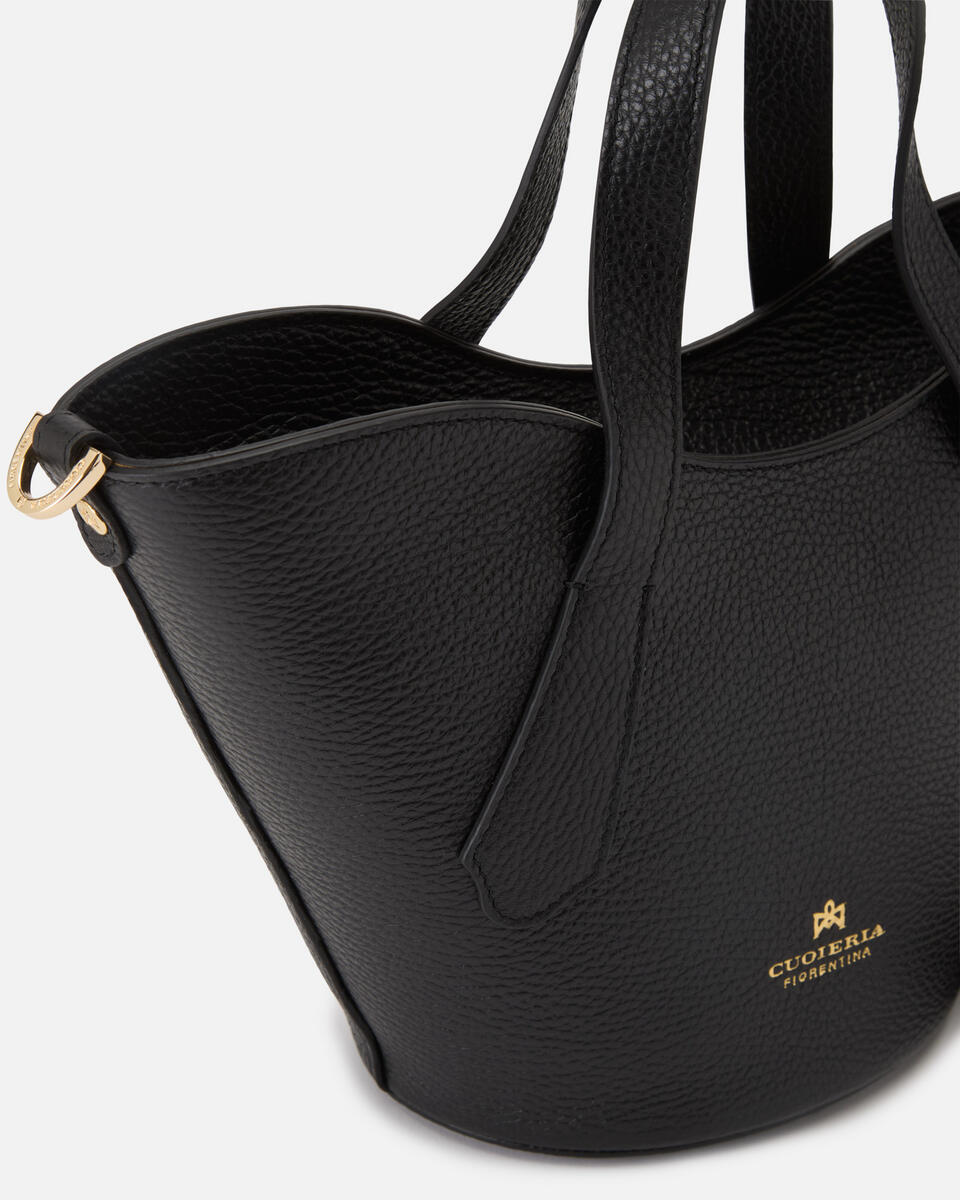 SMALL TOTE BAG Black  - Tote Bags - Women's Bags - Bags - Cuoieria Fiorentina