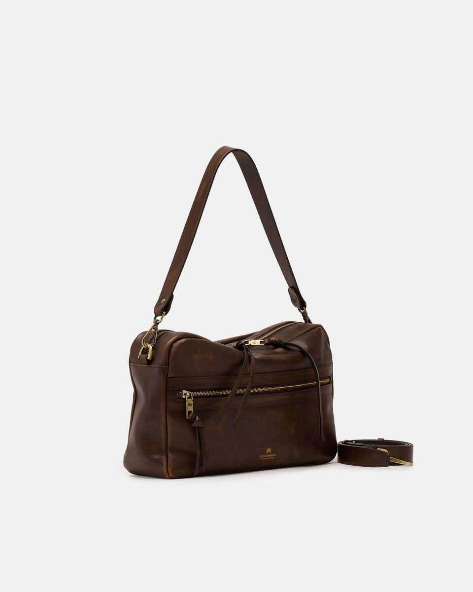 LARGE CAMERA BAG Caramel  - Shoulder Bags - Women's Bags - Bags - Cuoieria Fiorentina