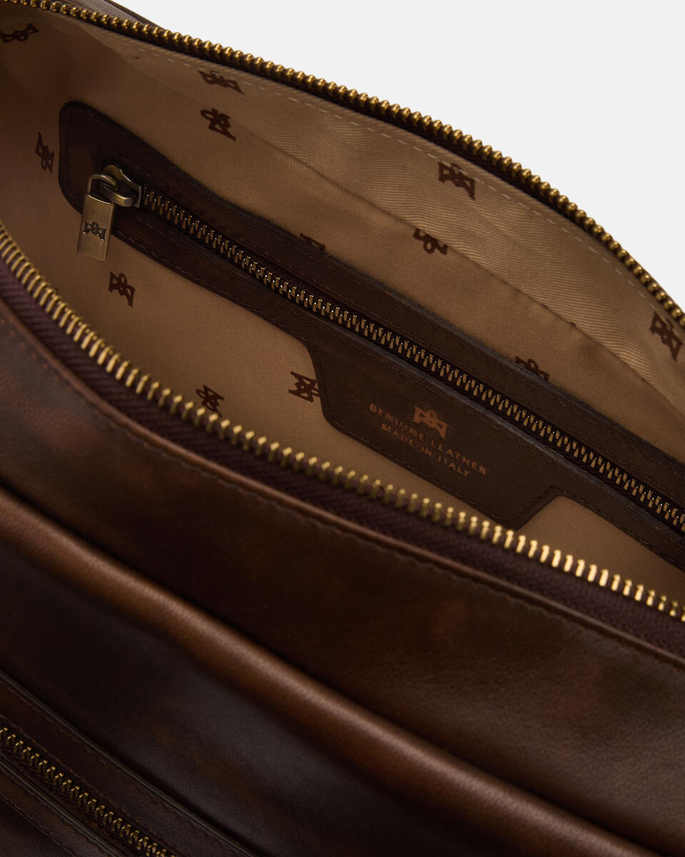 LARGE CAMERA BAG Caramel  - Shoulder Bags - Women's Bags - Bags - Cuoieria Fiorentina