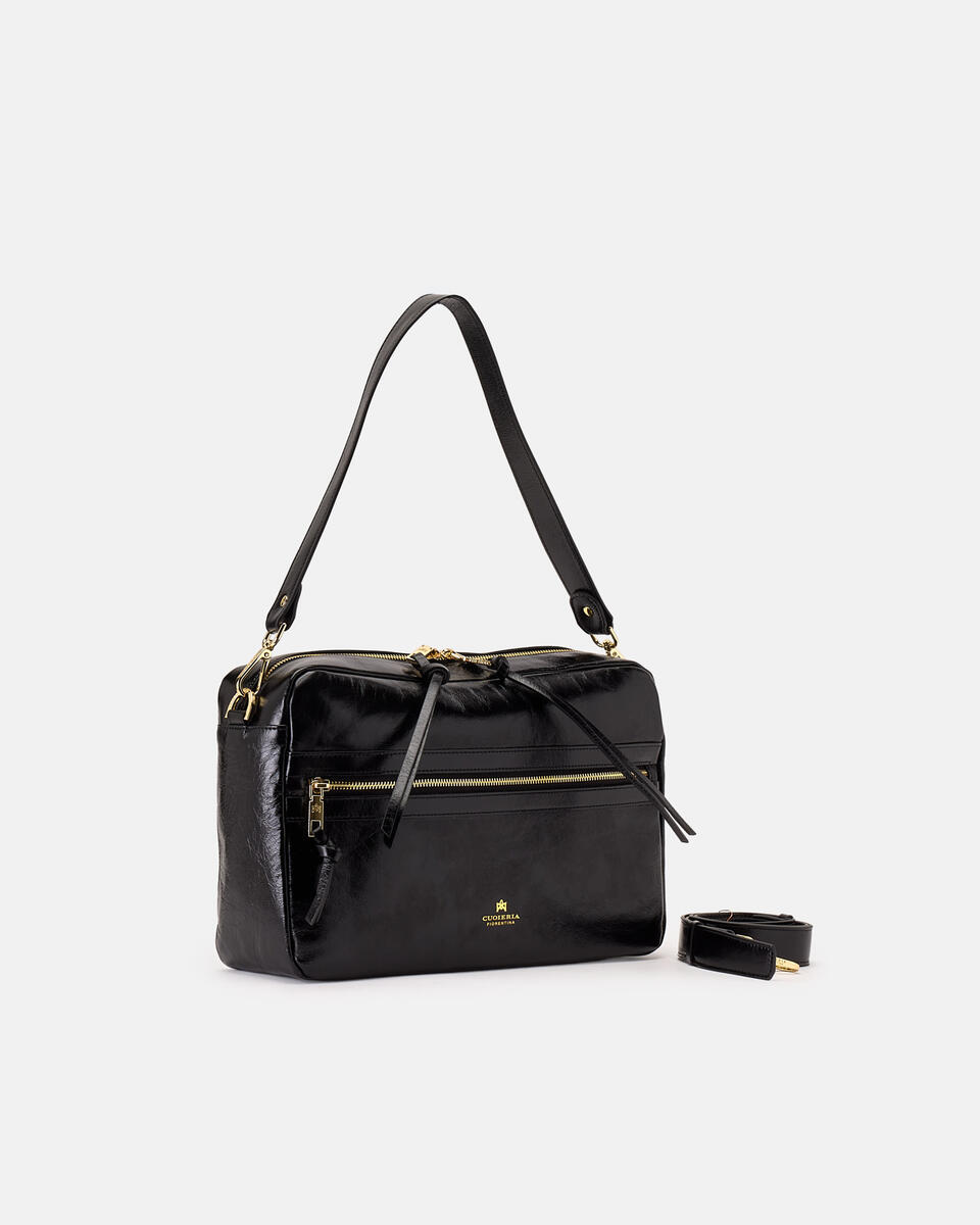 LARGE CAMERA BAG Black  - Shoulder Bags - Women's Bags - Bags - Cuoieria Fiorentina