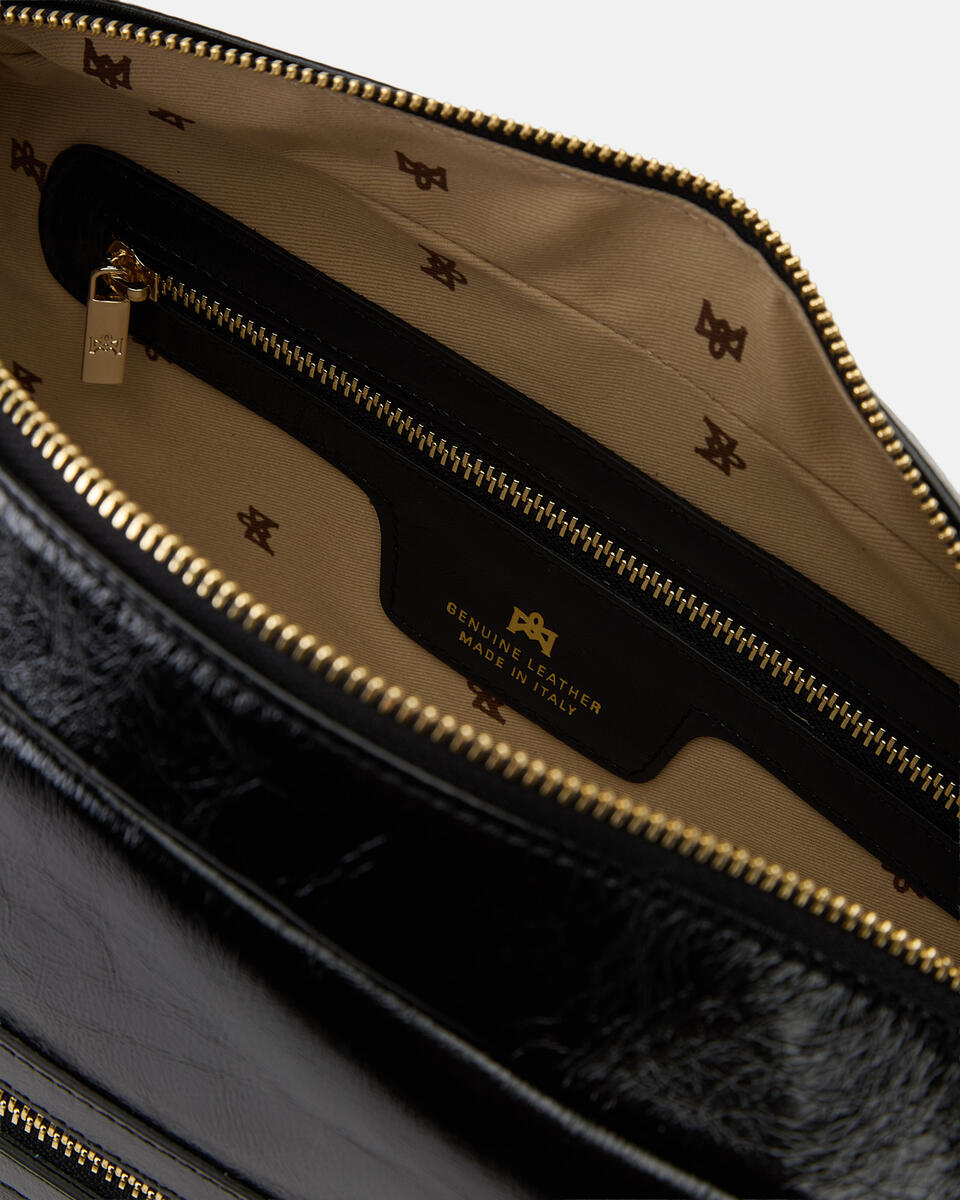 LARGE CAMERA BAG Black  - Shoulder Bags - Women's Bags - Bags - Cuoieria Fiorentina