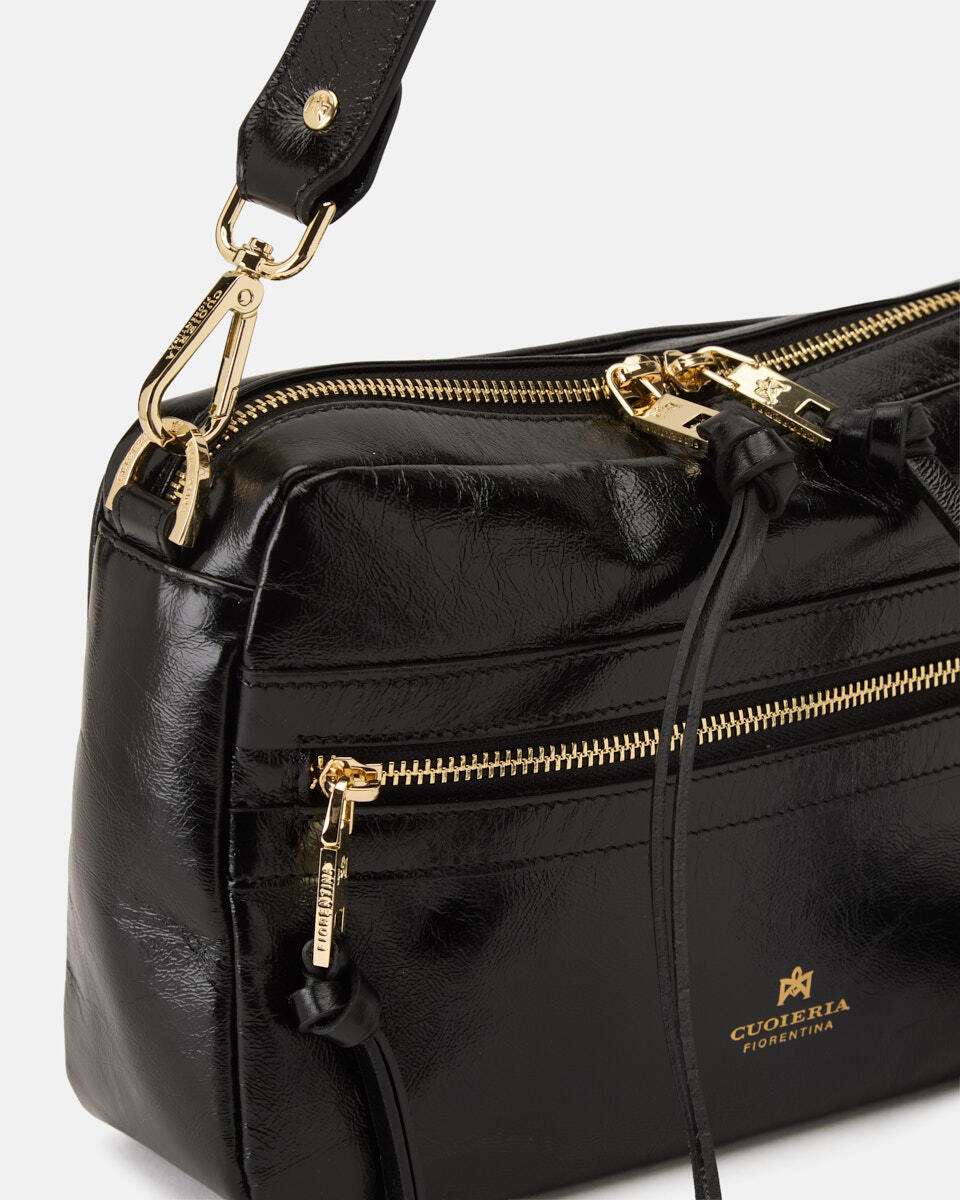 CAMERA BAG Black  - Shoulder Bags - Women's Bags - Bags - Cuoieria Fiorentina