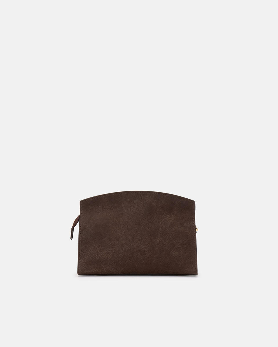 POUCH Chocolate  - Clutch Bags - Women's Bags - Bags - Cuoieria Fiorentina