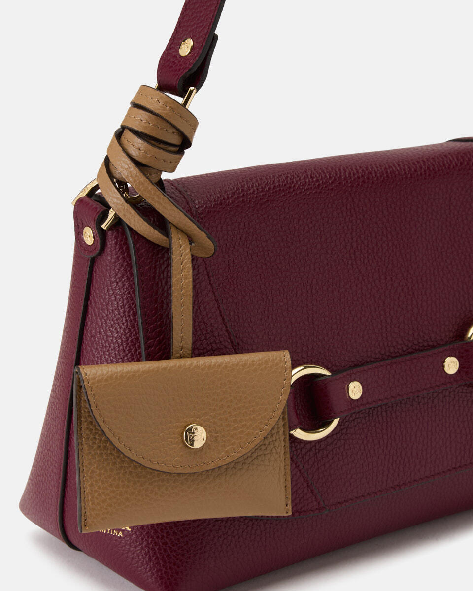 FLAP BAG Bordeauxdesert  - Messenger Bags - Women's Bags - Bags - Cuoieria Fiorentina