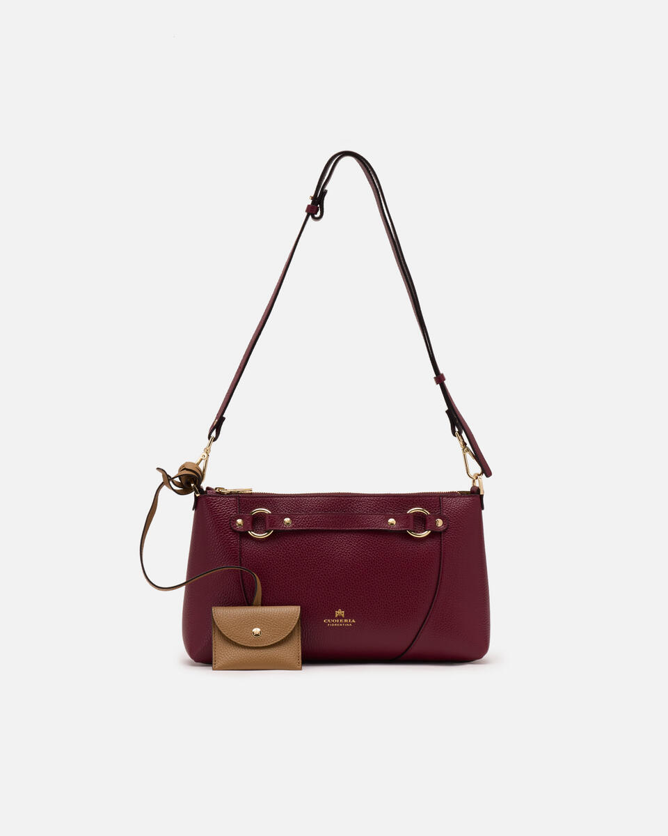 POUCH Bordeauxdesert  - Crossbody Bags - Women's Bags - Bags - Cuoieria Fiorentina