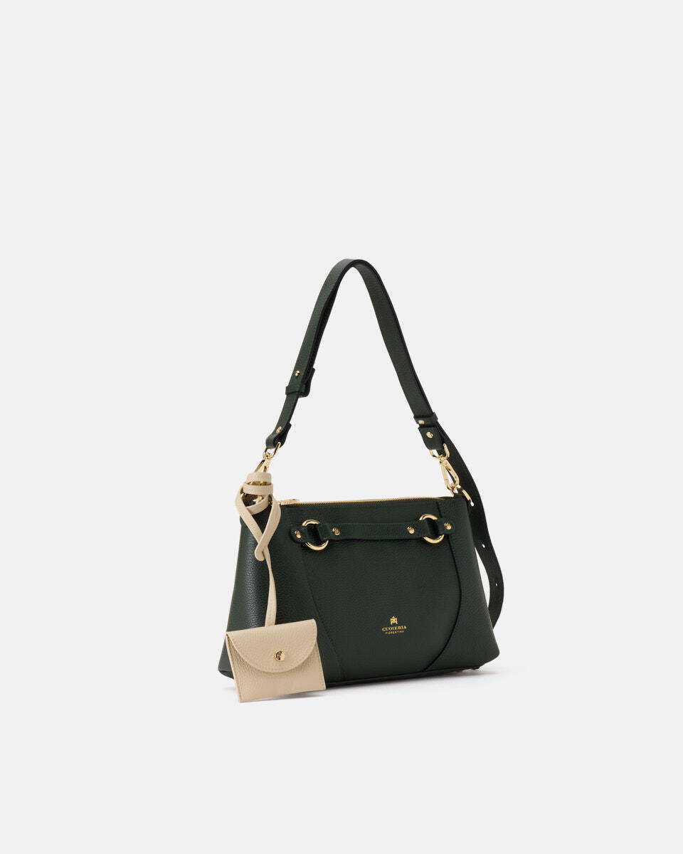 POUCH Mossprosecco  - Crossbody Bags - Women's Bags - Bags - Cuoieria Fiorentina