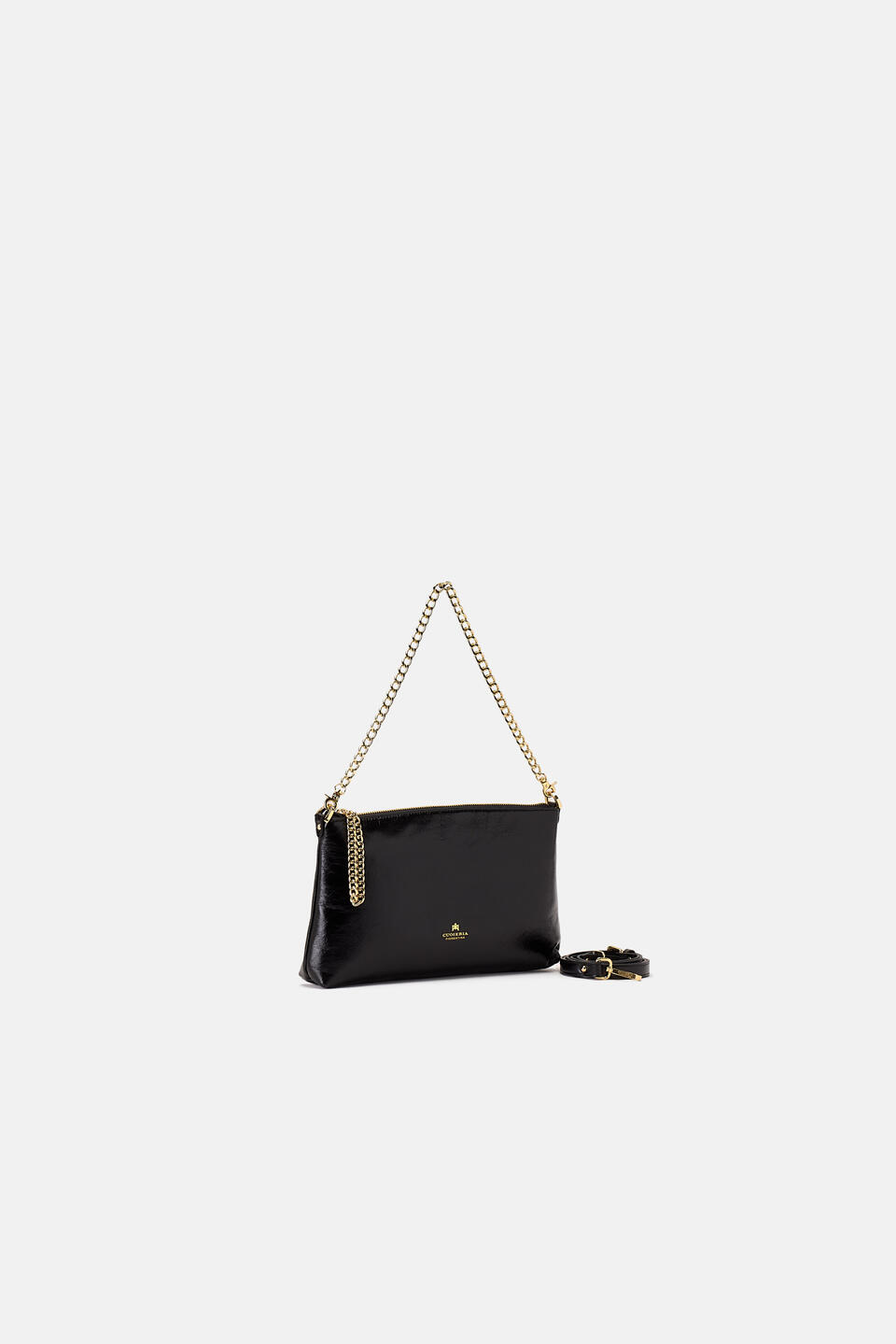 SMALL POUCH Black  - Clutch Bags - Women's Bags - Bags - Cuoieria Fiorentina