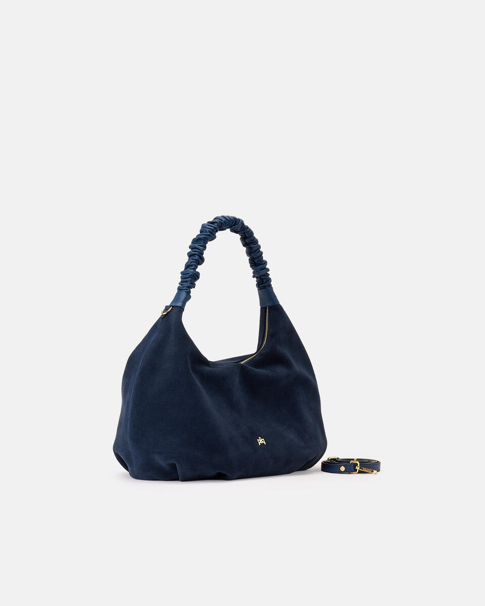 Chop maxi hobo Dollaro Camoscio Oceano  - Tote Bag - Borse Donna - Borse - Cuoieria Fiorentina