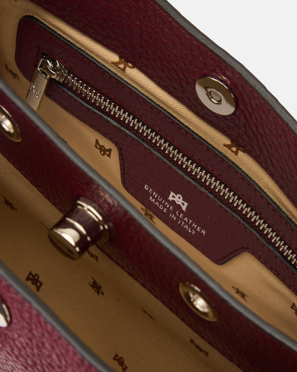 TOTE BAG Bordeaux  - Tote Bags - Women's Bags - Bags - Cuoieria Fiorentina