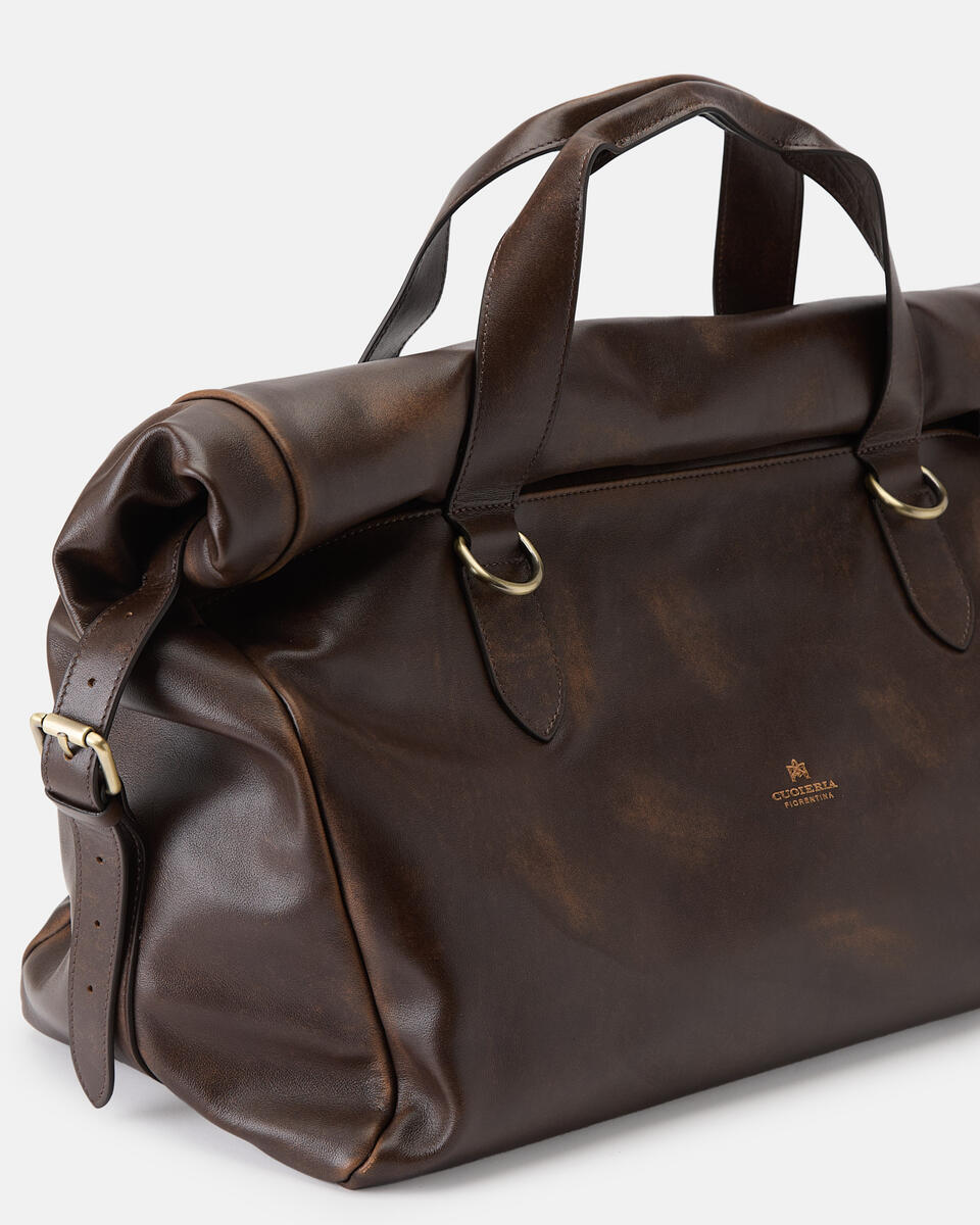 WEEKENDER Caramel  - Travel Bags - Men's Bags - Bags - Cuoieria Fiorentina