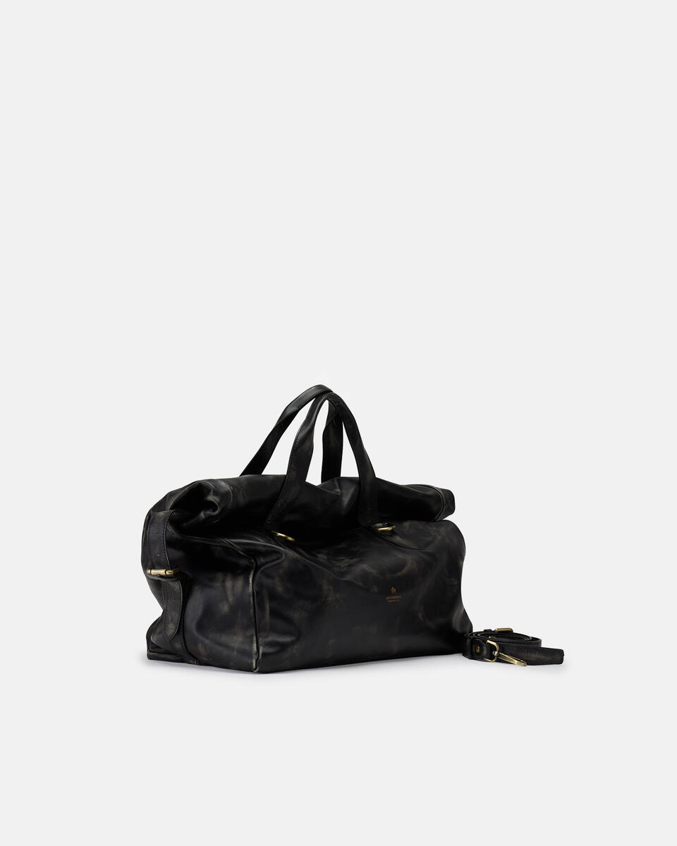 WEEKENDER Black  - Travel Bags - Men's Bags - Bags - Cuoieria Fiorentina