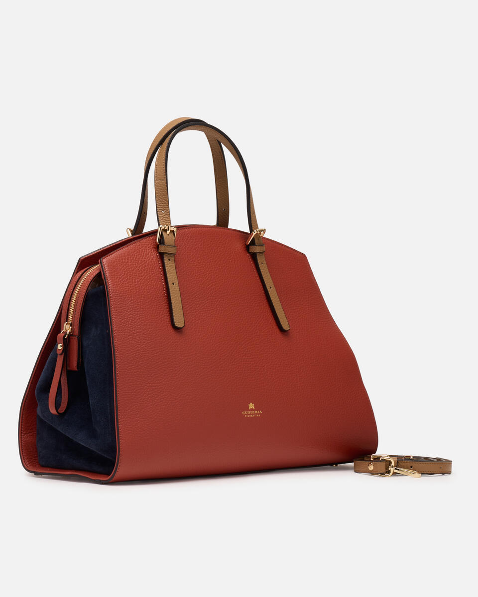 LARGE TOTE BAG Brickoceanodesert  - Tote Bags - Women's Bags - Bags - Cuoieria Fiorentina