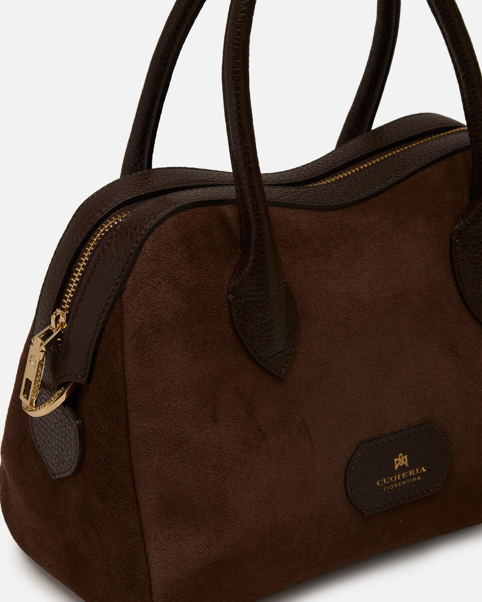 SMALL TOTE BAG Chocolate  - Tote Bags - Women's Bags - Bags - Cuoieria Fiorentina
