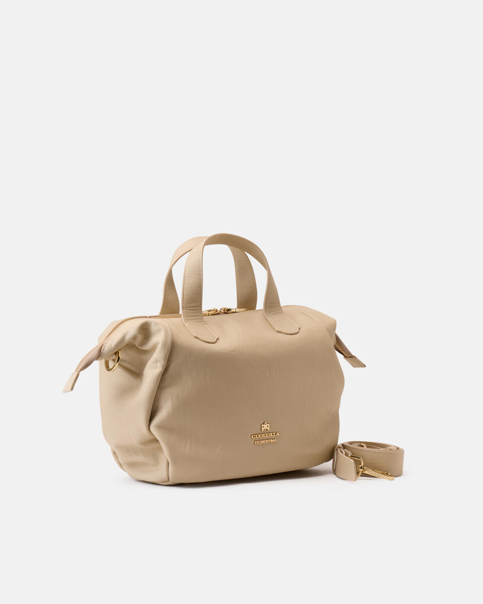 SMALL DUFFLE BAG Prosecco  - Tote Bags - Women's Bags - Bags - Cuoieria Fiorentina
