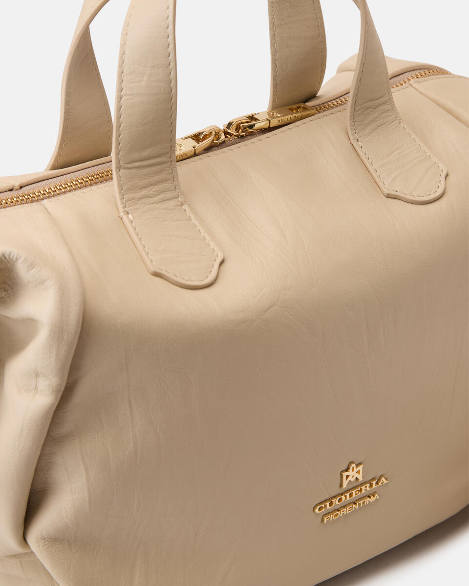 SMALL DUFFLE BAG Prosecco  - Tote Bags - Women's Bags - Bags - Cuoieria Fiorentina