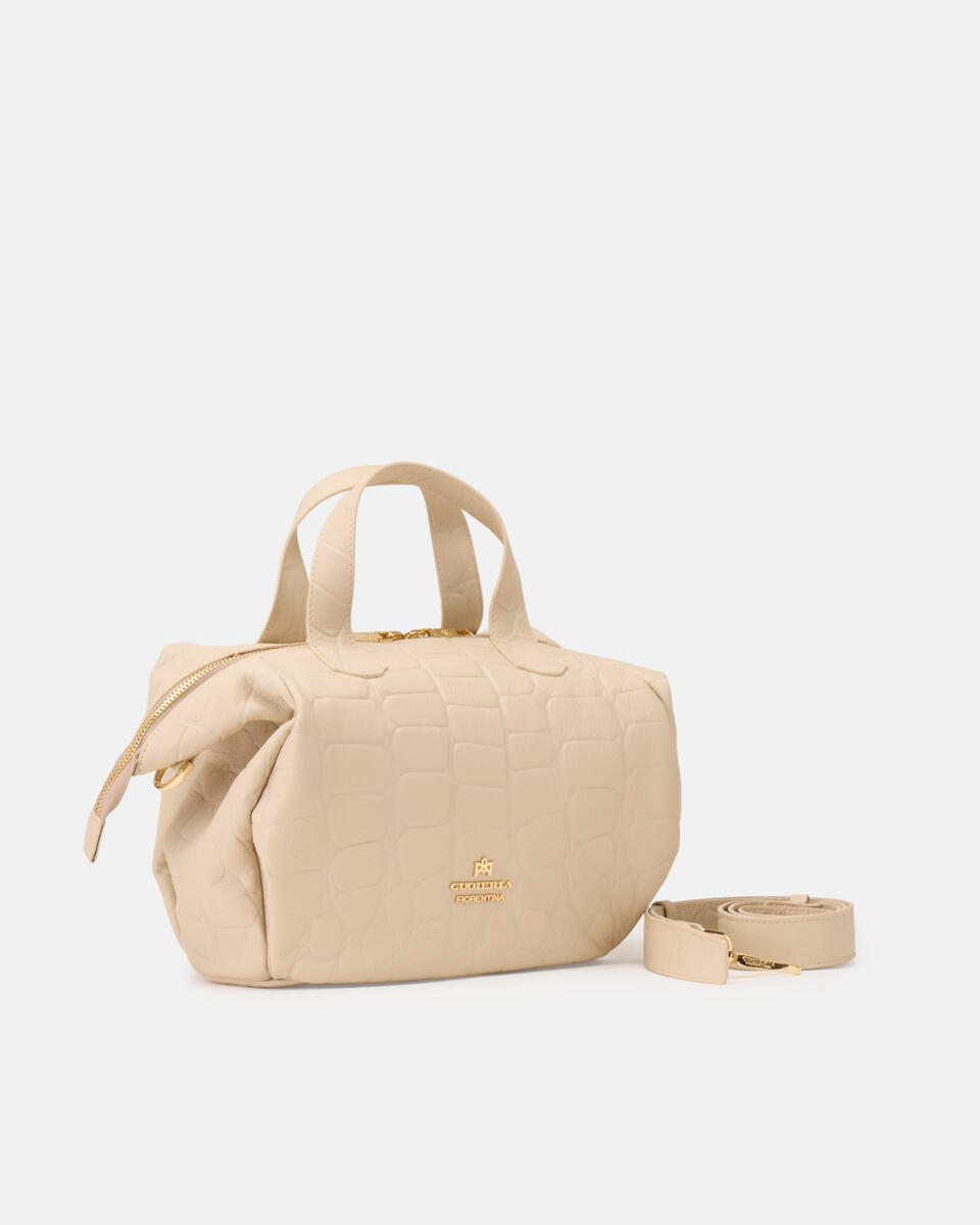 SMALL DUFFLE BAG Prosecco  - Tote Bags - Women's Bags - Bags - Cuoieria Fiorentina